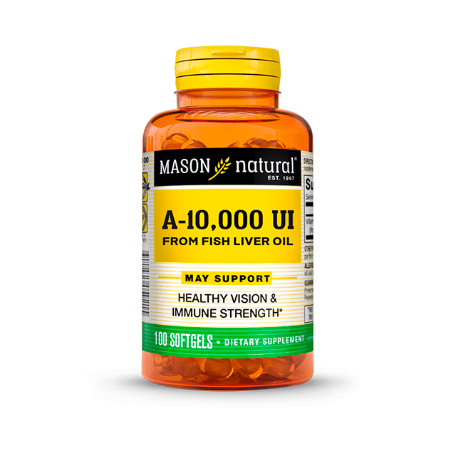 Mason Vitamina A-10000 y Fish Oil 