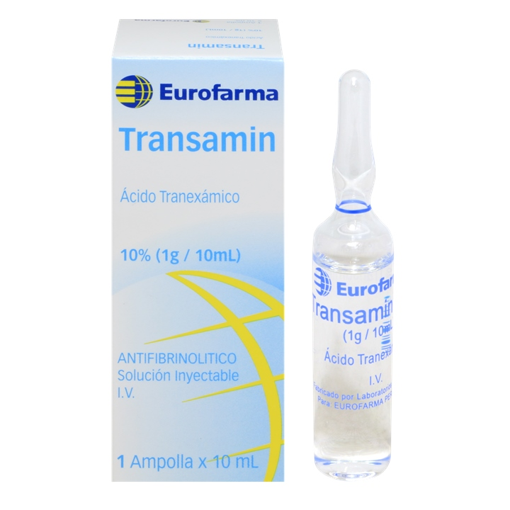 Tracsamina Inyectable Transamin 1 gr / 10 ml Solución Inyectable