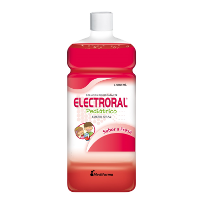 Electroral Pediátrico Fresa 1Lt