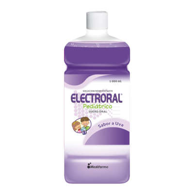 Electroral Pediátrico Uva 1Lt