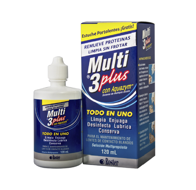 Multi-3 Plus con Aquazym Solución Multipropósito
