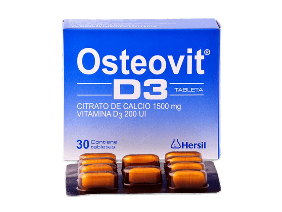 Osteovit-d3 tabletas x200mg