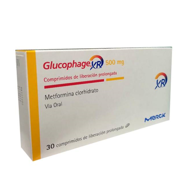 Glucophage-Xr Comprimidos 500mg