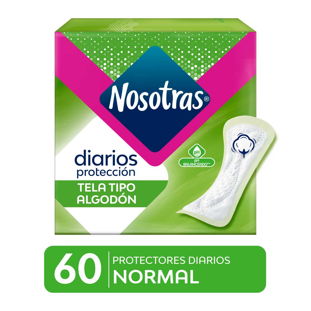 Protectores Diarios Nosotras Normal 60 Unidades