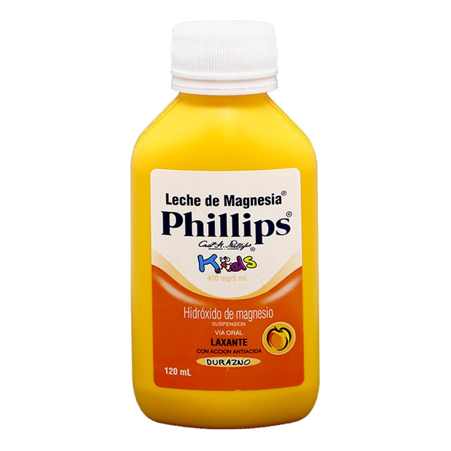 Leche Magnesia Phillips Kids Durazno