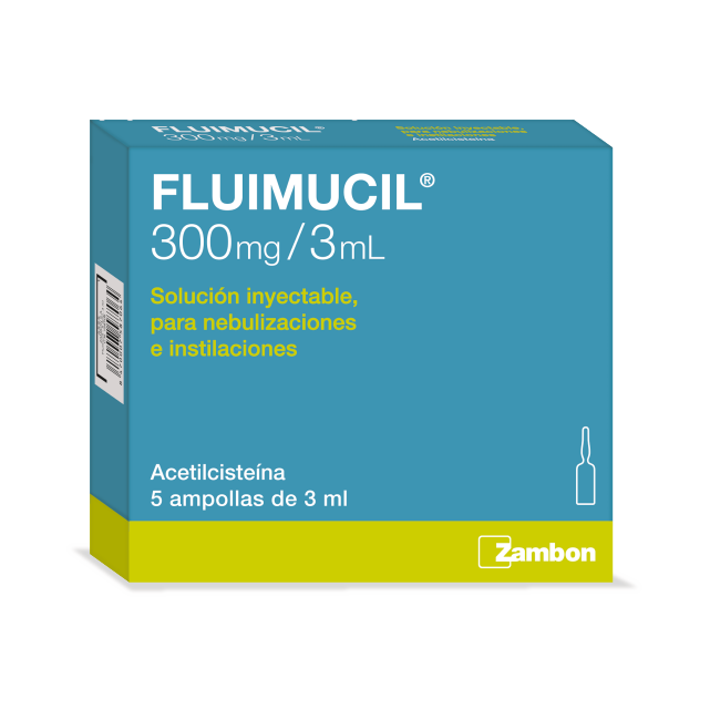 Fluimucil Ampollas 300 mg