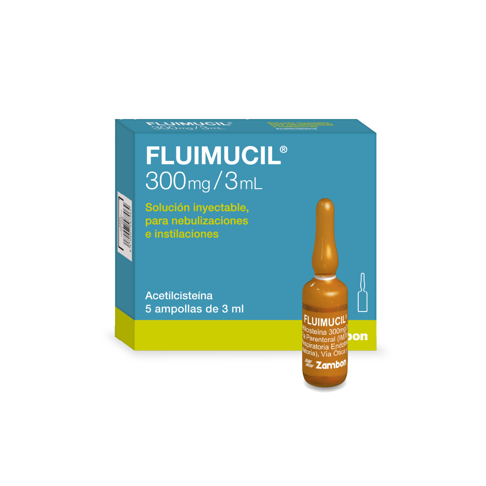 Fluimucil Ampollas 300 mg
