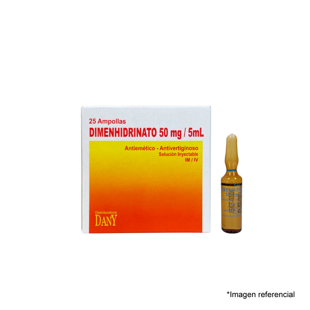 Dimenhidranato Dany Ampollas 50mg