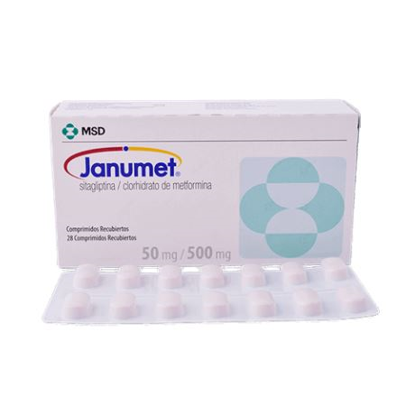 Janumet Comprimidos 50/500Mmg