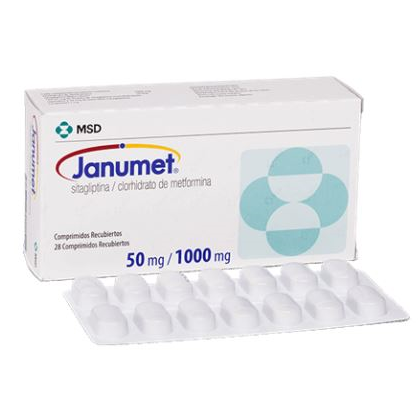 Janumet Comprimidos 50/1000Mmg