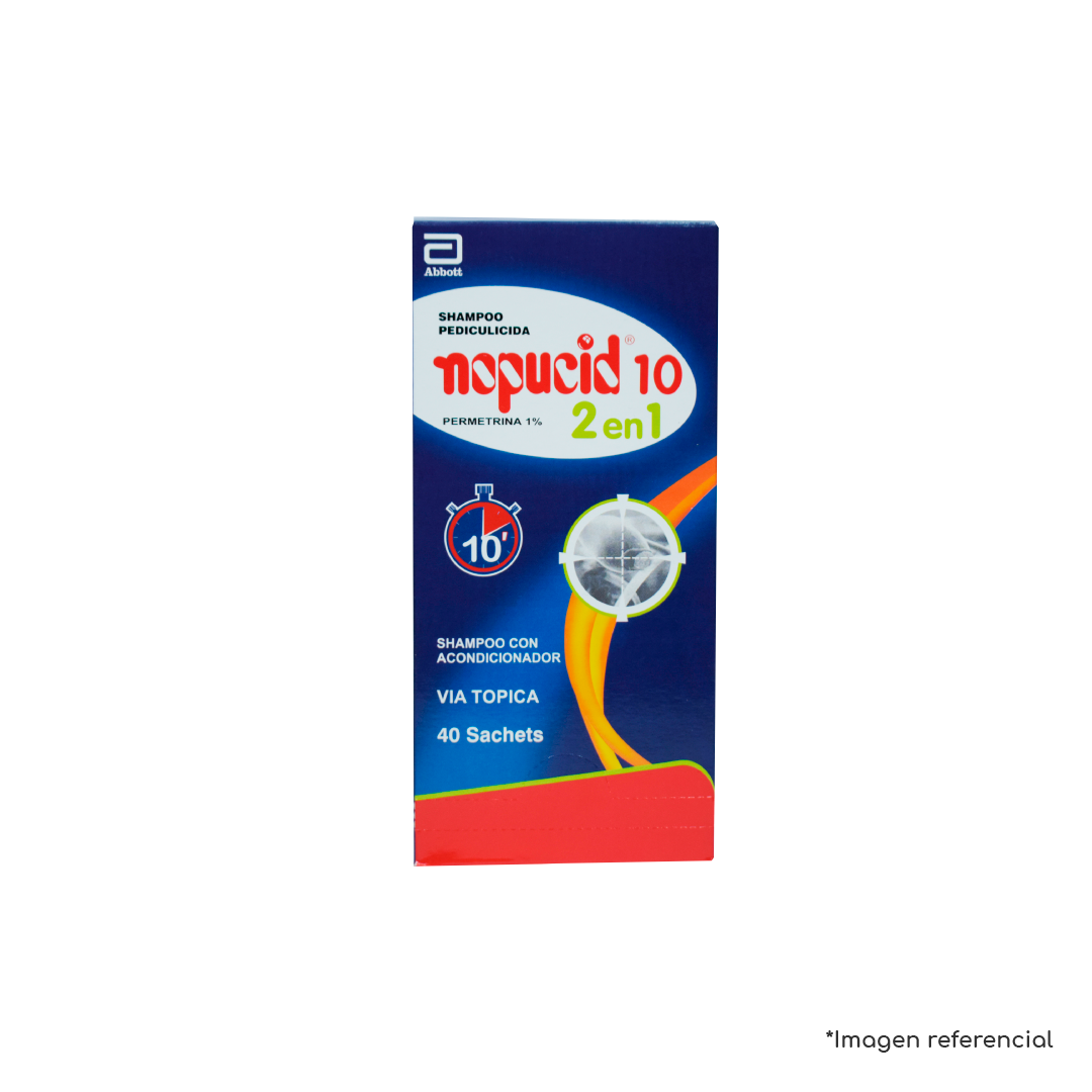 Nopucid-10 2 en1 Sachet