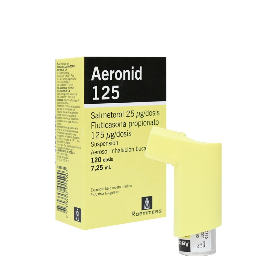 Aeronid 125 Suspensión para Inhalación en Envase a Presión