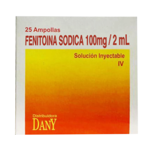 Fenitoina Sodica  IV 100mg/2mL - Dany 