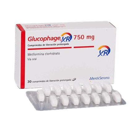 Glucophage-Xr Comprimidos 750mg