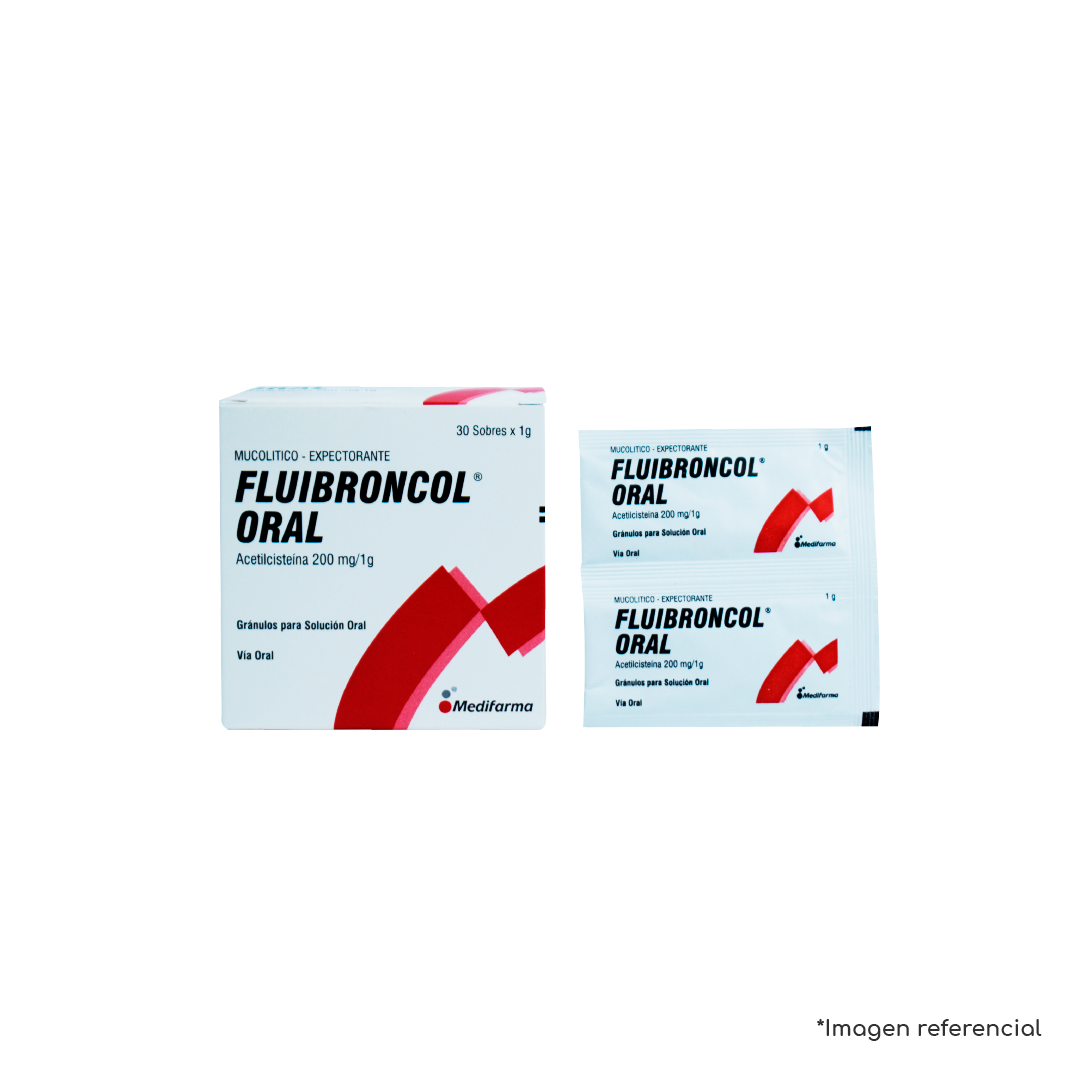 Fluibroncol Sobre 200mg/1g