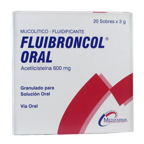 Fluibroncol Sobre 600mg/1g