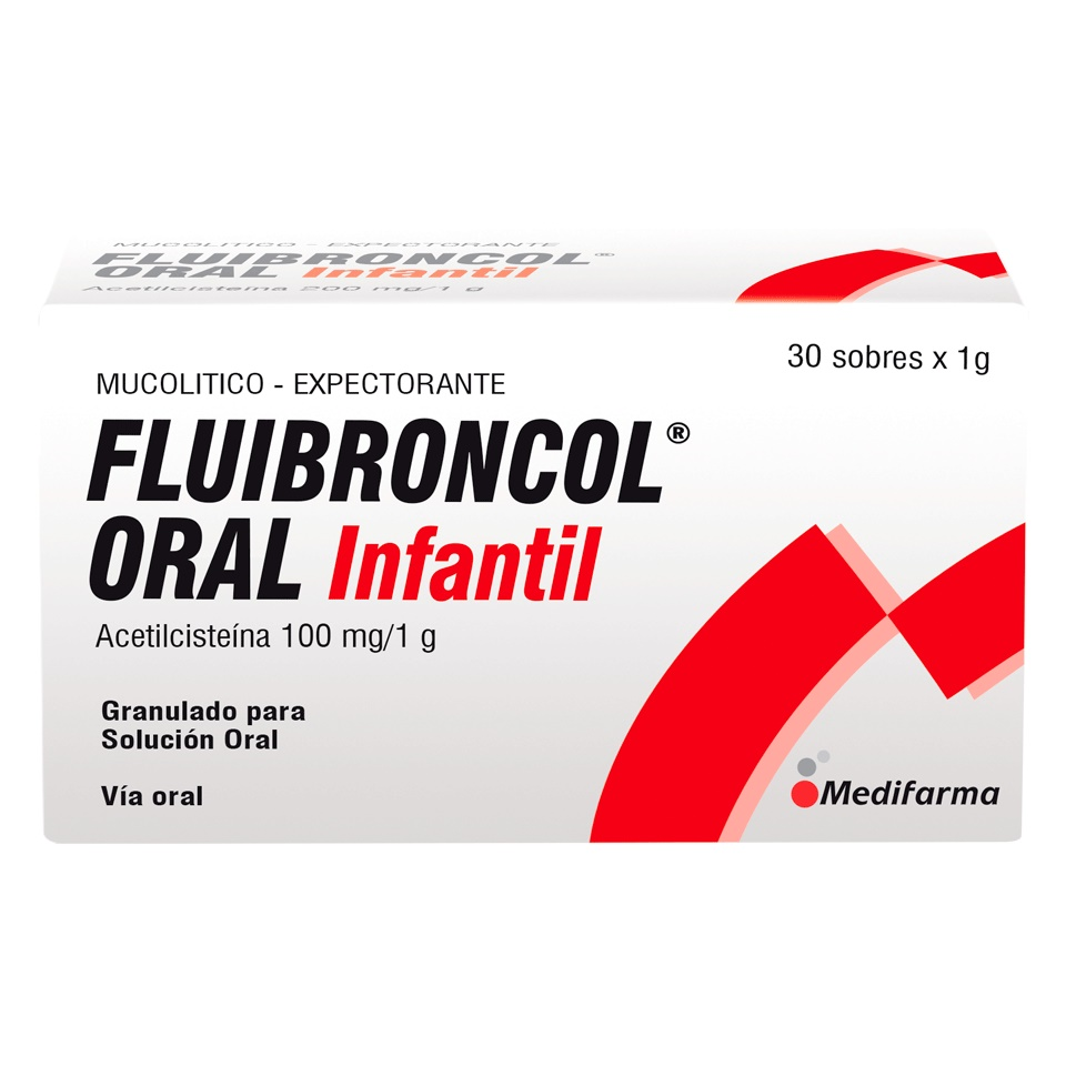 Fluibroncol Sobre 100mg/1g