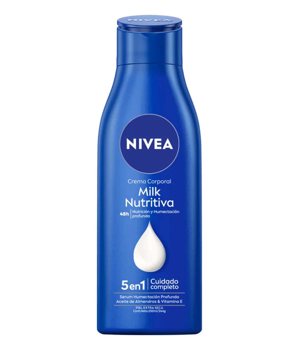 Crema Nivea Body Milk Nutritiva Extra Seca