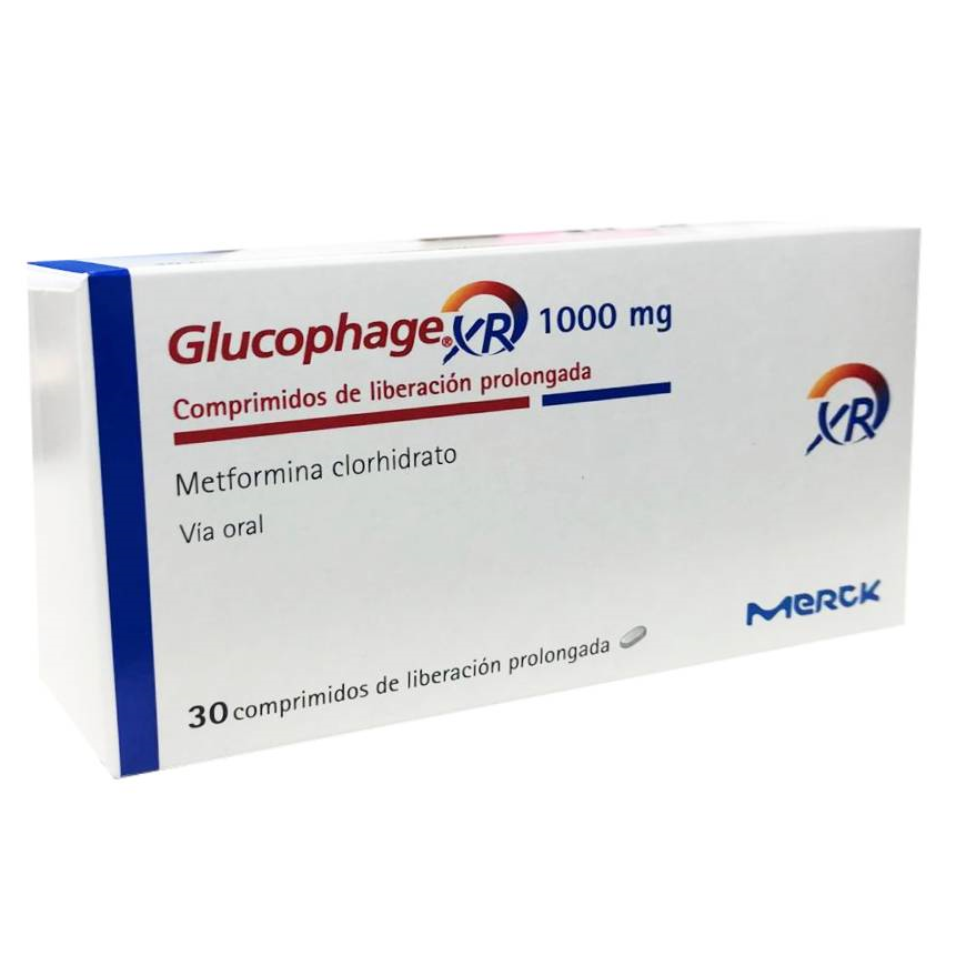 Glucophage-Xr Comprimidos 1000mg