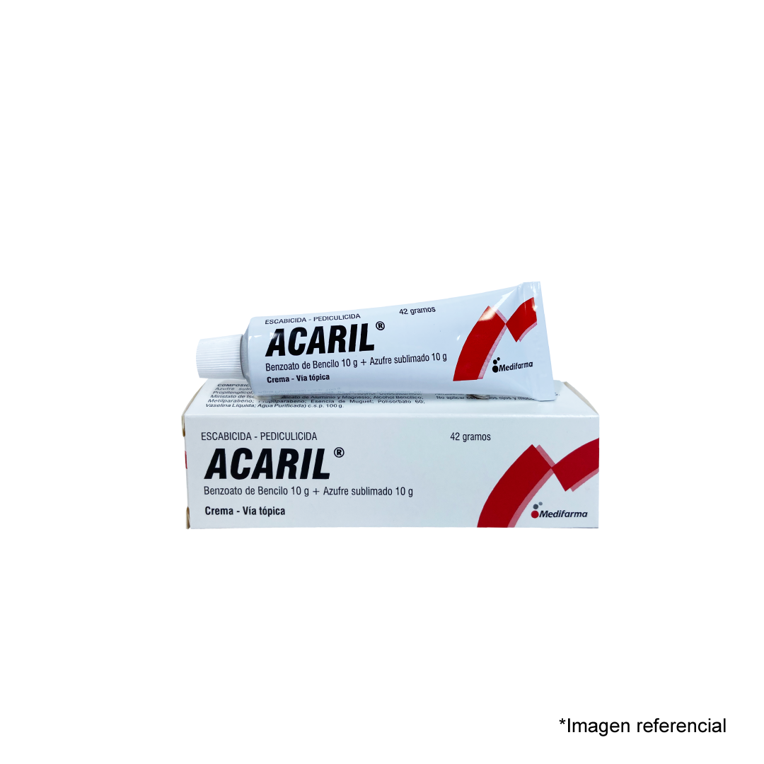 Acaril 10G-10G Crema Tópica