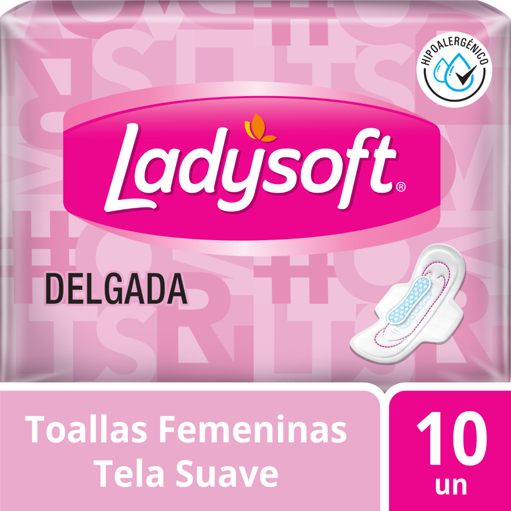 Toalla Femenina Ladysoft Delgada con Alas