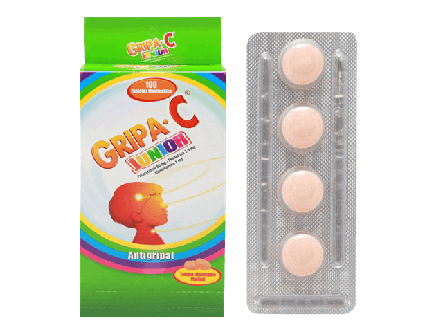 Gripa-C Junior Tabletas Masticables