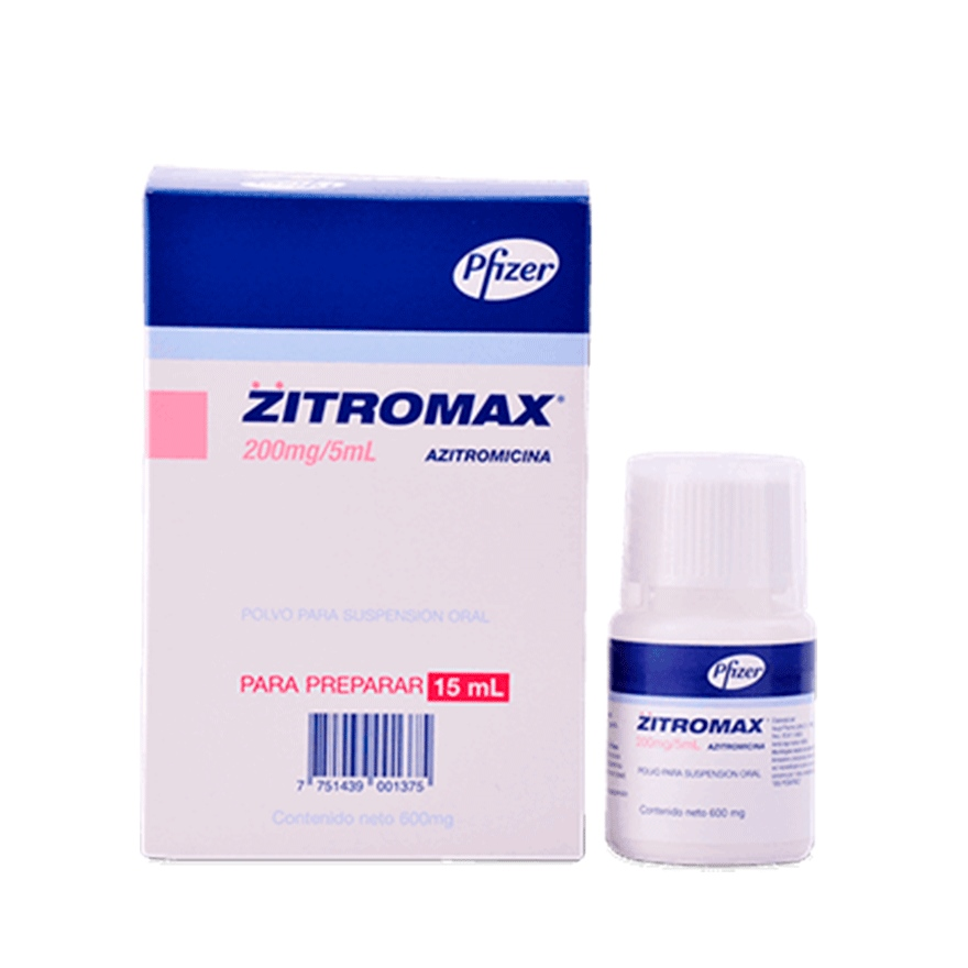 Zitromax Suspensión 200mg/5ml 15Ml — ByS