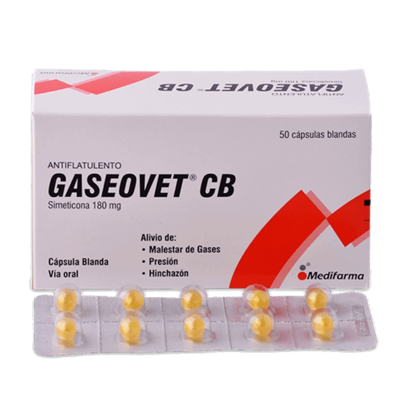 Gaseovet CB Cápsulas Blandas 180mg