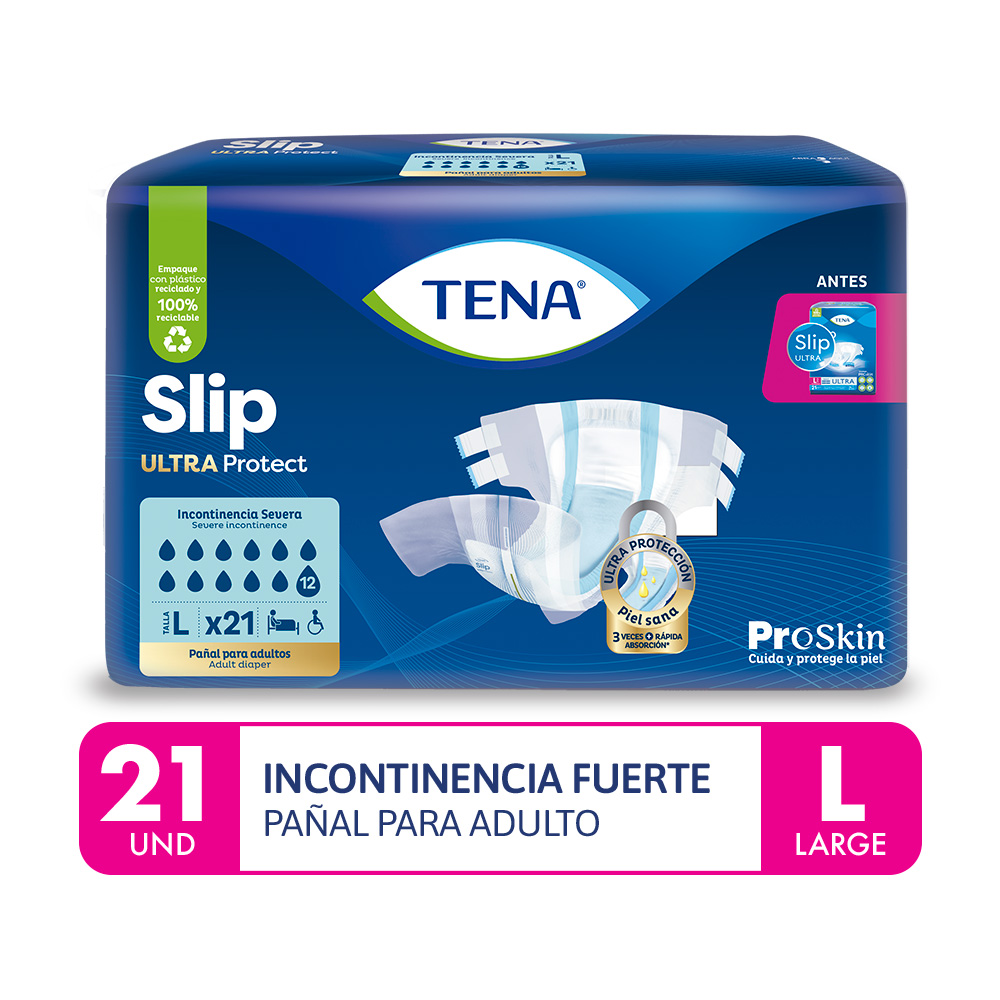 Pañal para adulto TENA Slip Ultra Talla L 21 Unidades