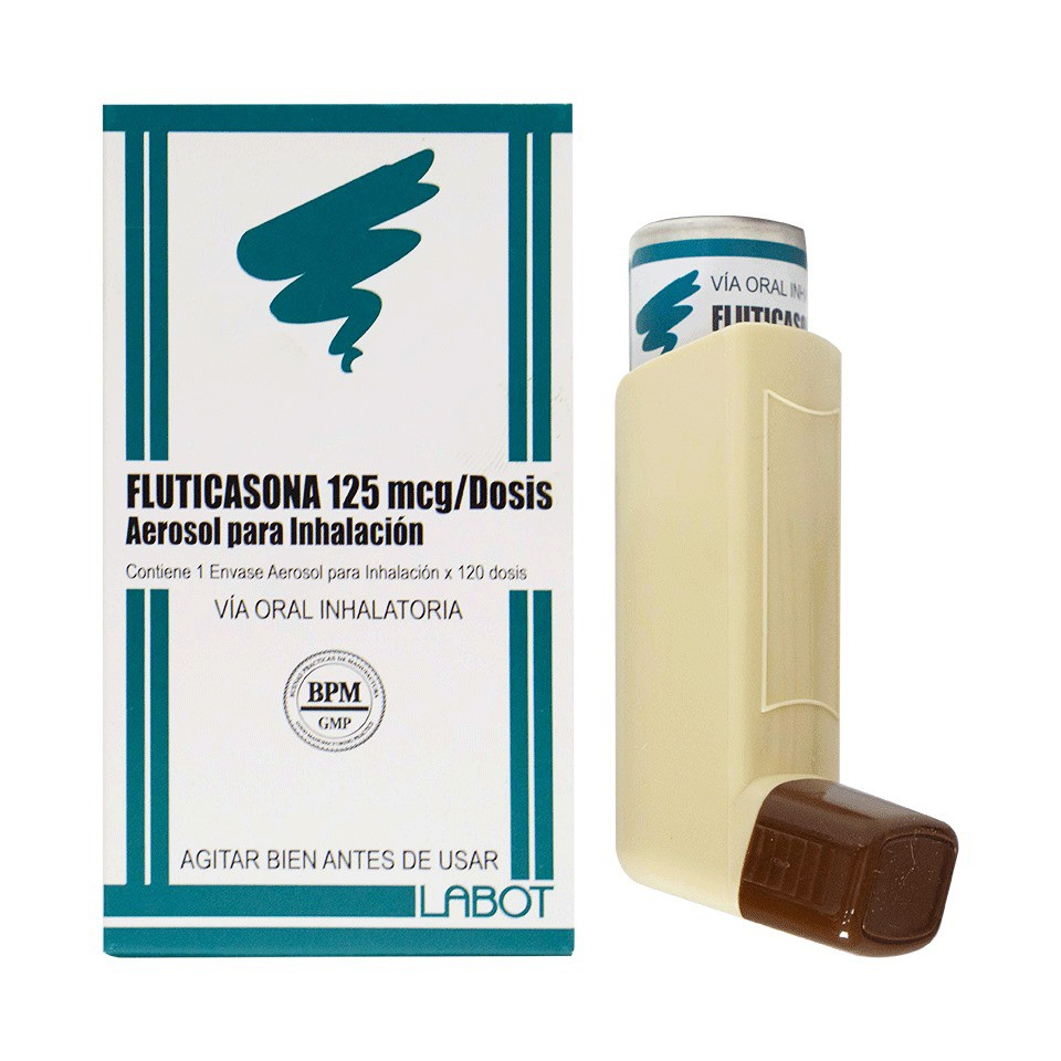 Fluticasona Inhalador 125mcg 120Dosis                                                  