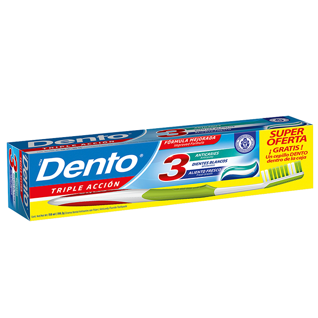 Pasta Dental Dento Triple Acción 