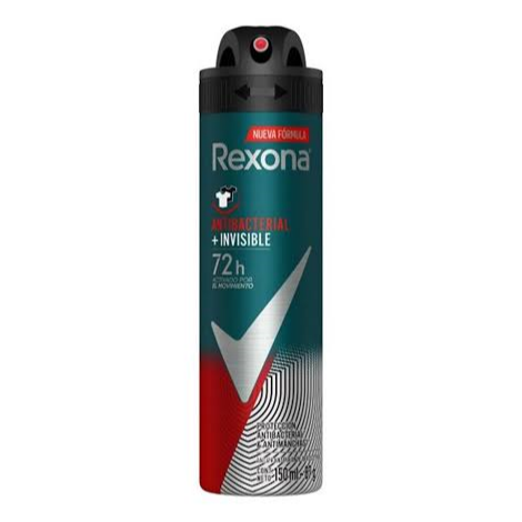 Desodorante Rexona Men Antibacterial Invisible Spray