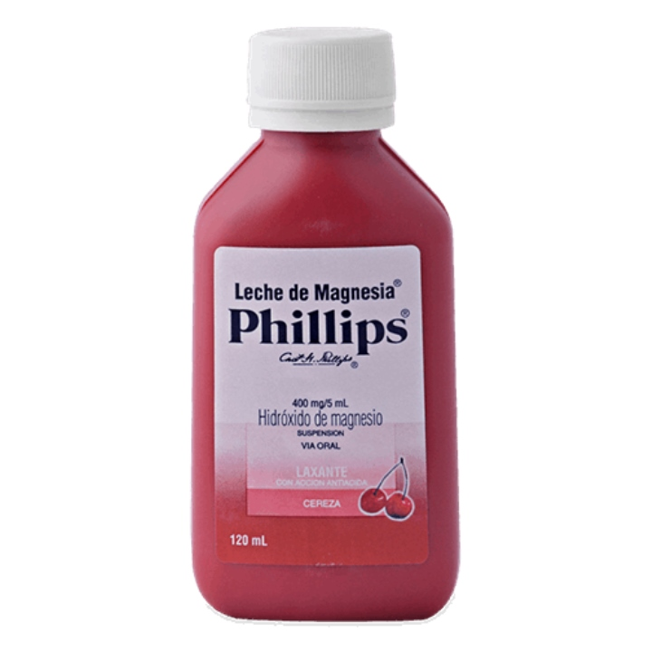 Leche Magnesia Phillips Cereza