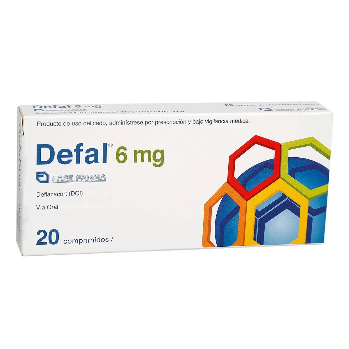 Defal 6mg comprimido