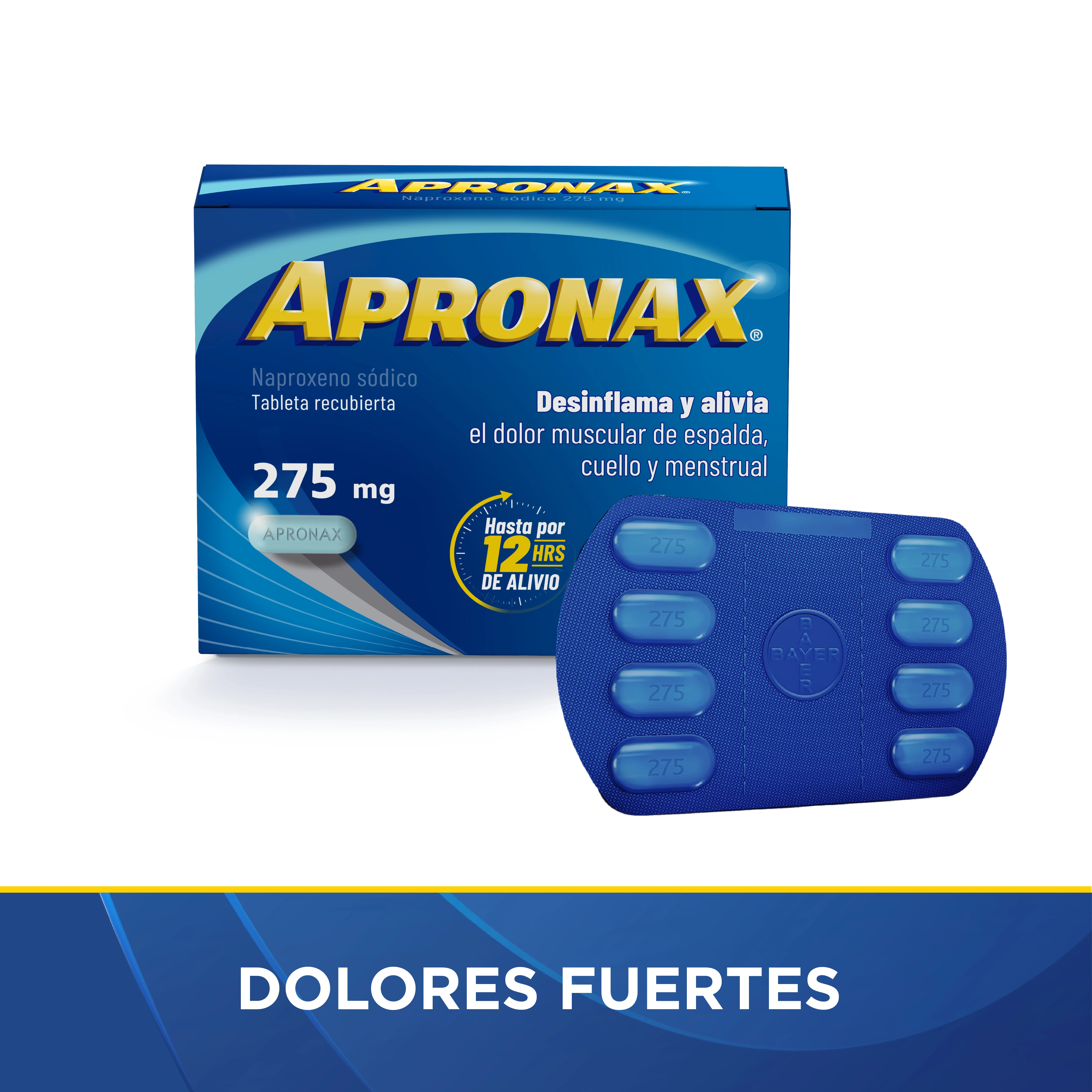 Apronax 275 mg Tabletas Recubiertas