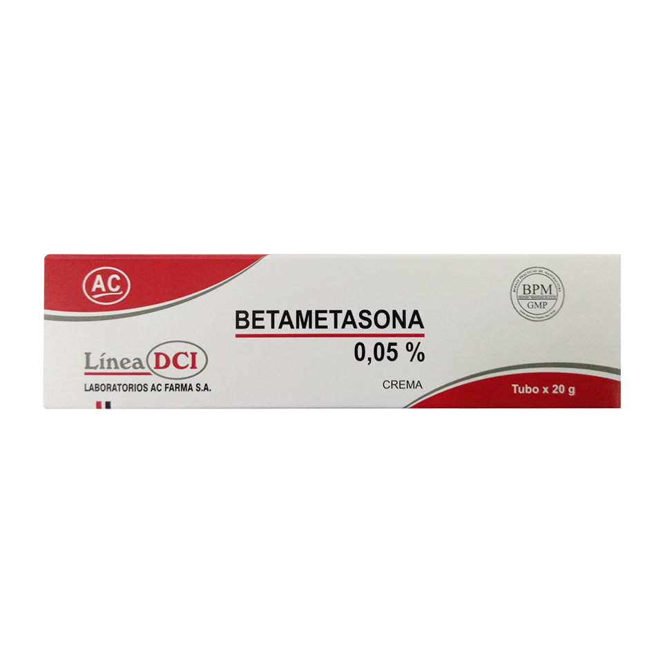 Betametasona AC Farma 0.05% Crema