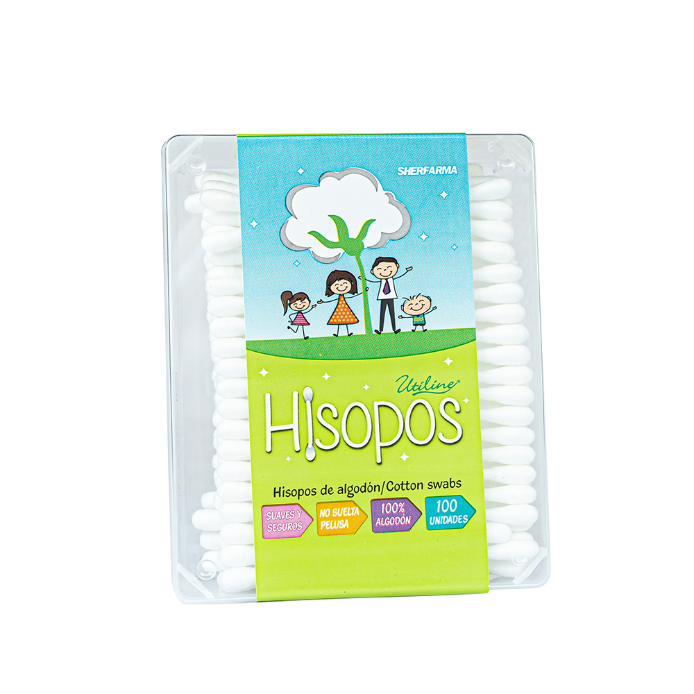 Hisopos Familia 100 Unidades