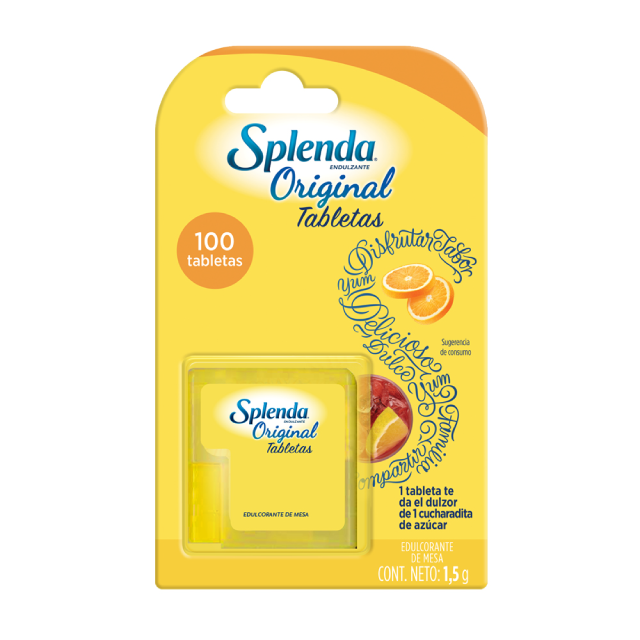 Edulcorante Splenda Tabletas - 100 tabletas