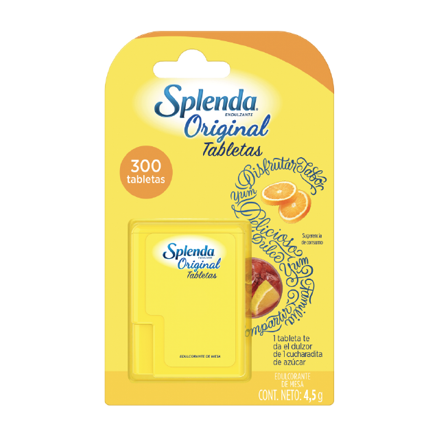 Edulcorante Splenda Tabletas - 300 tabletas