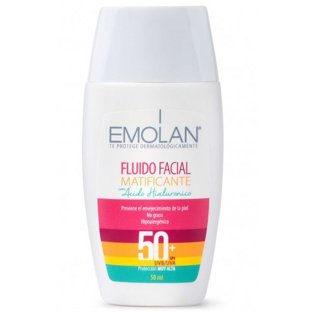 Emolan Fluido Facial Matificante SPF 50