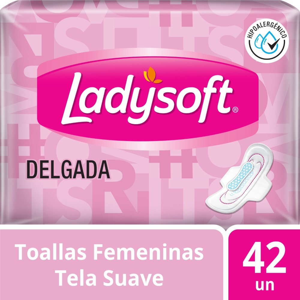 Toalla Femenina Ladysoft delgada con alas