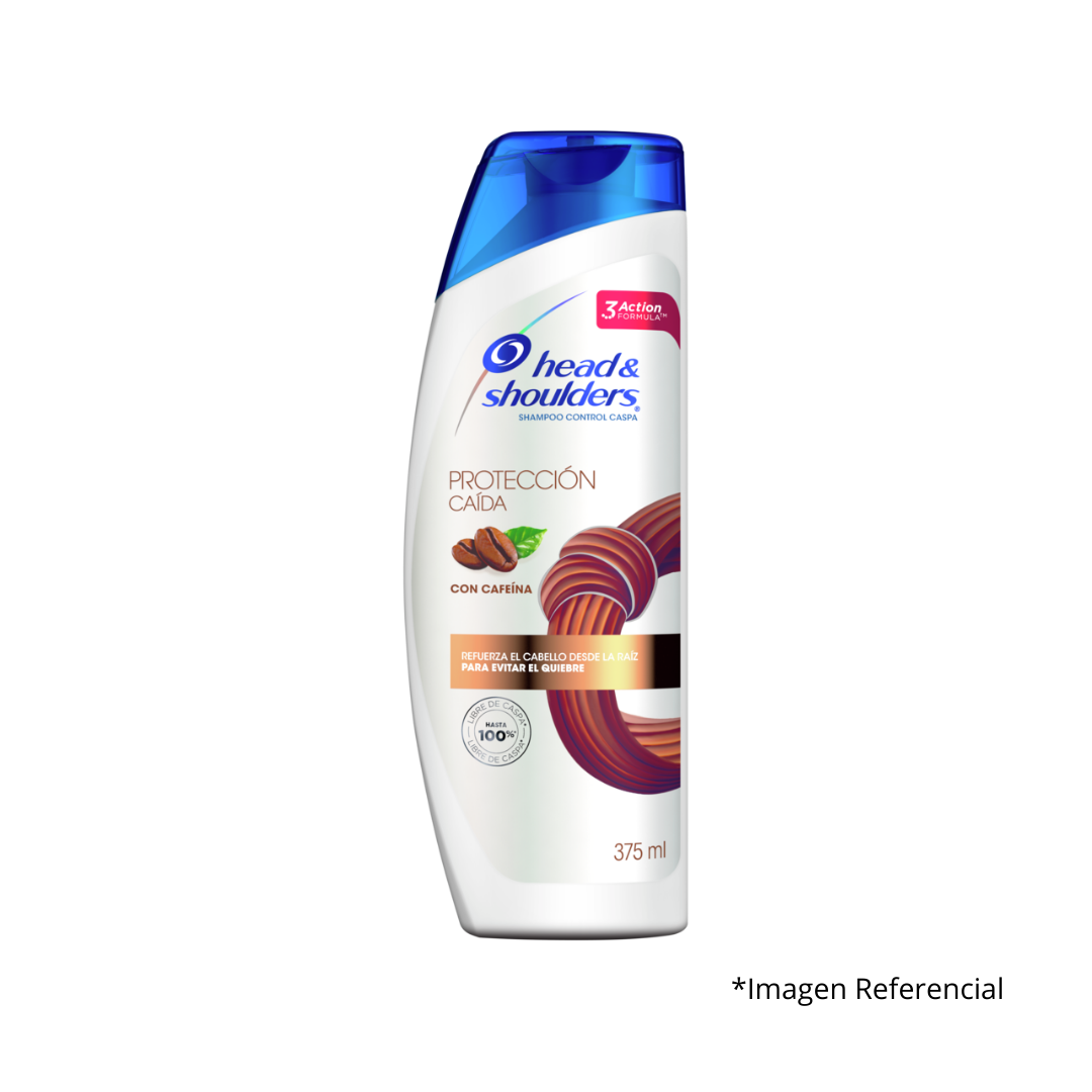 Shampoo Head & Shoulders Protección Caida Con Cafeina 375ml