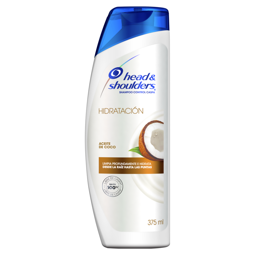 Shampoo Head & Shoulders  Hidratación Aceite De Coco 375ml