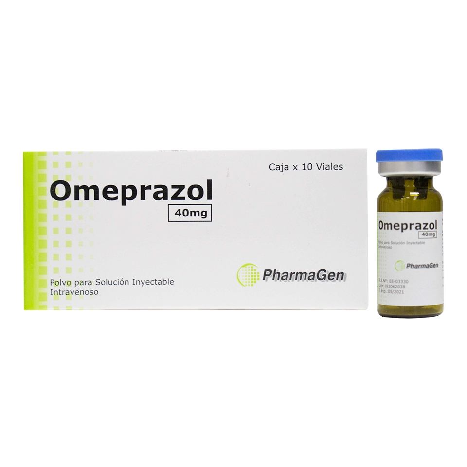 Omeprazol 40mg Polvo para Solución Inyectable