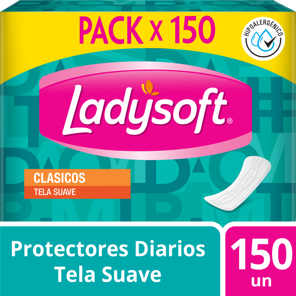 Protectores Diarios Ladysoft Clásicos