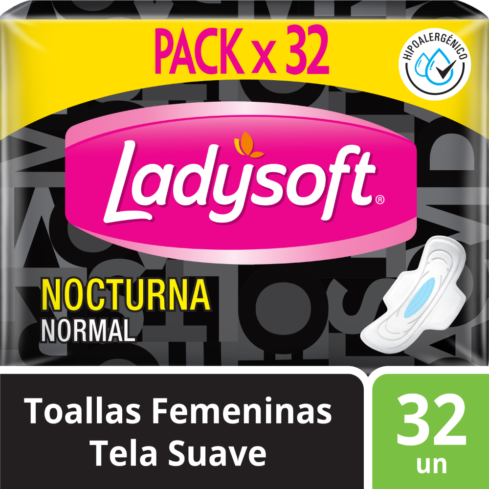 Toalla Femenina Ladysoft Nocturna con Alas