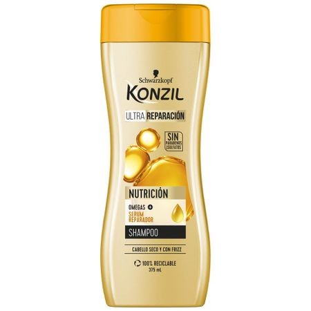 Shampoo Konzil Ultra Reparación Omega 375ml