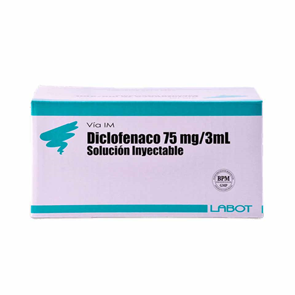 Diclofenaco 75mg/3ml Ampollas