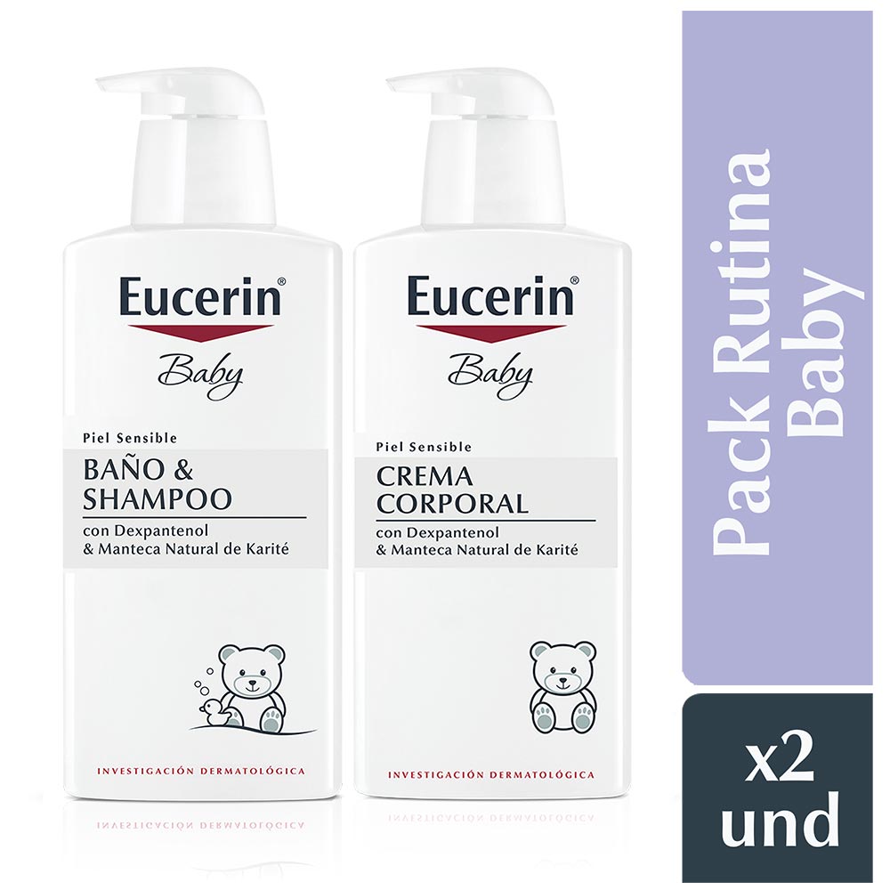 Eucerin Pack Baby Shampoo + Crema