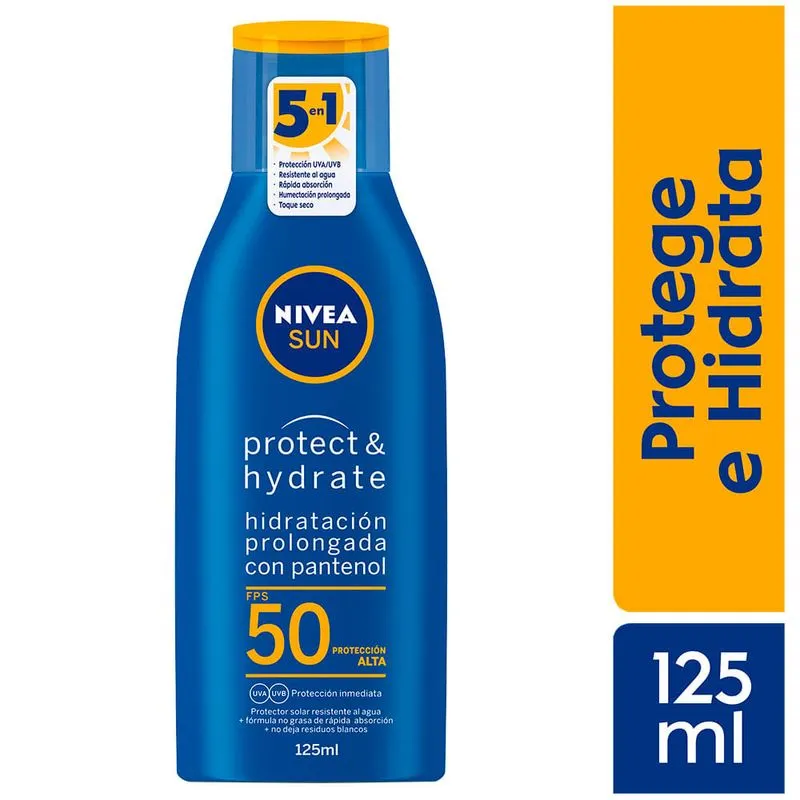 Bloqueador Nivea Sun Fps50 Hidratante